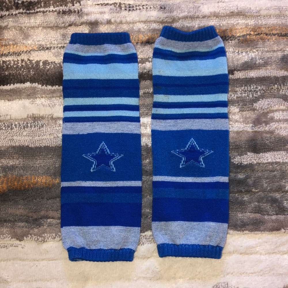 Blue Stars and Stripes Leg Warmers